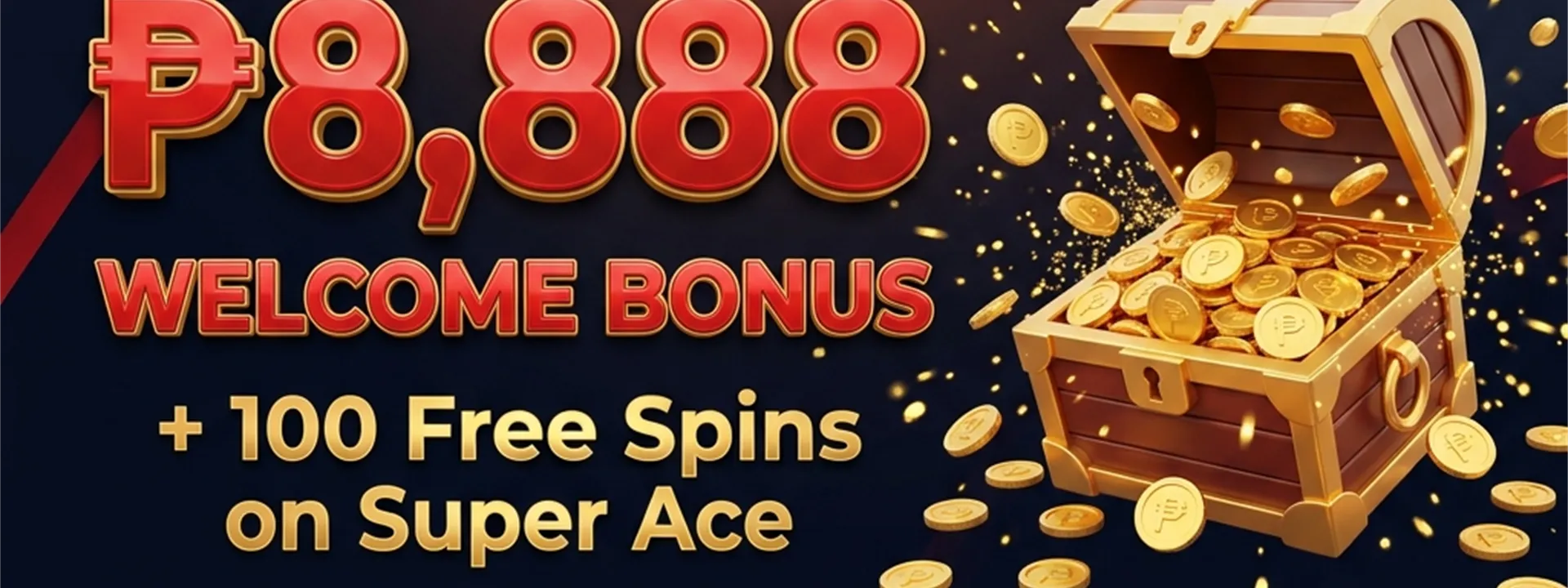 PHP 8,888 Welcome Bonus + 100 Free Spins on Super Ace
